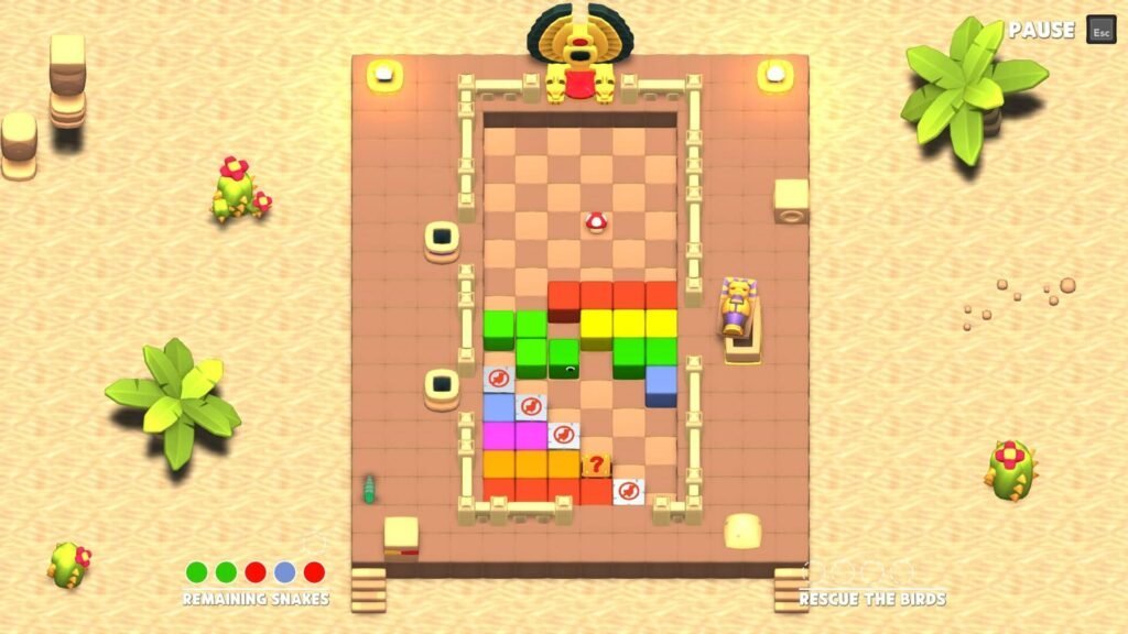Snaketris desert level