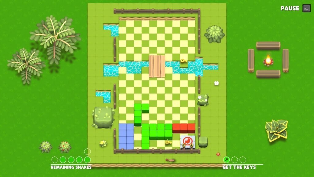 Snaketris forest level