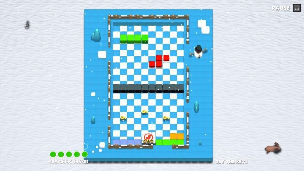 Snaketris snow level